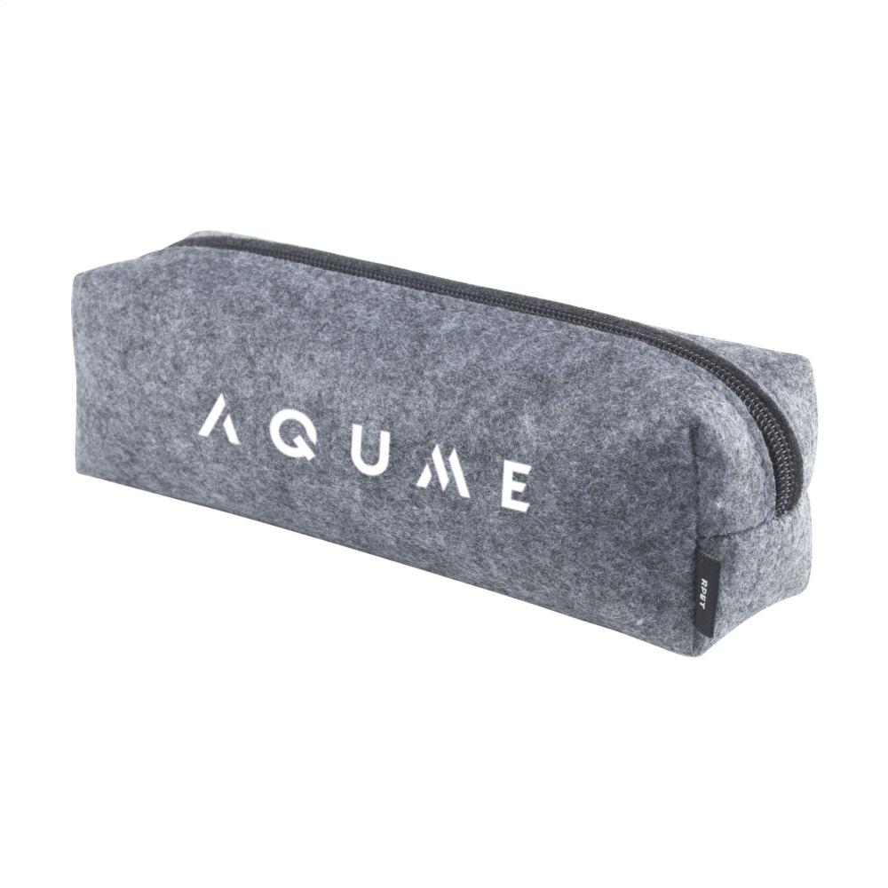 Logotrade promotional gift image of: Pencil Case GRS RPET Felt