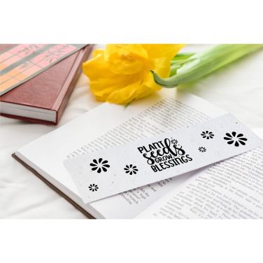 Logotrade promotional gift image of: Seed Paper Bookmark