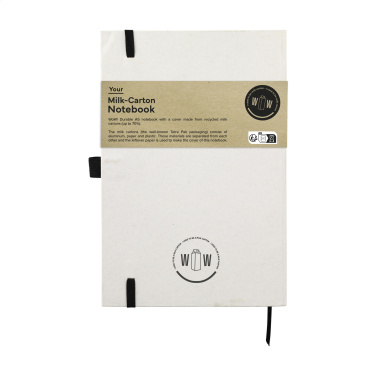 Logo trade advertising product photo of: Milk-Carton Paper Notebook A5