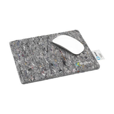Logo trade business gift photo of: Wolkat Tangier Recycled Textile Mousepad