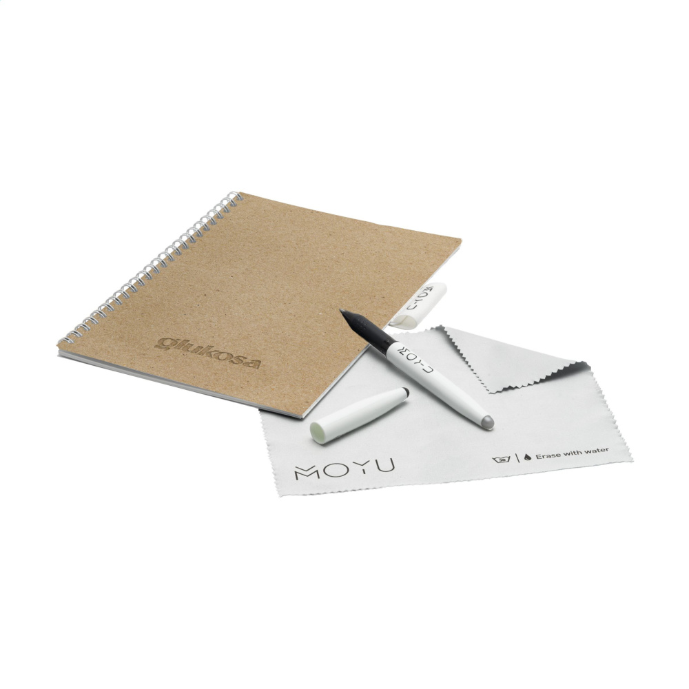 Logotrade business gifts photo of: MOYU Erasable Stone Paper Notebook CraftCover 18 pages