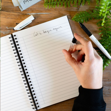 Logotrade promotional items photo of: MOYU Erasable Stone Paper Notebook CraftCover 18 pages