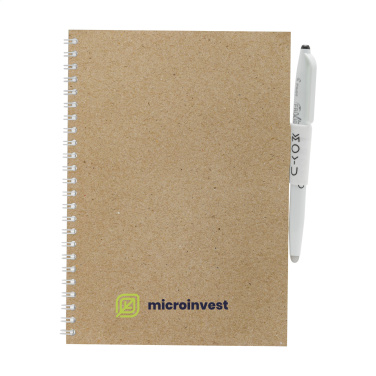 Logotrade corporate gift picture of: MOYU Erasable Stone Paper Notebook CraftCover 18 pages