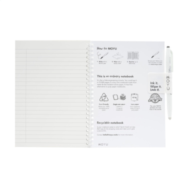 Logotrade advertising products photo of: MOYU Erasable Stone Paper Notebook SoftCover 18 pages