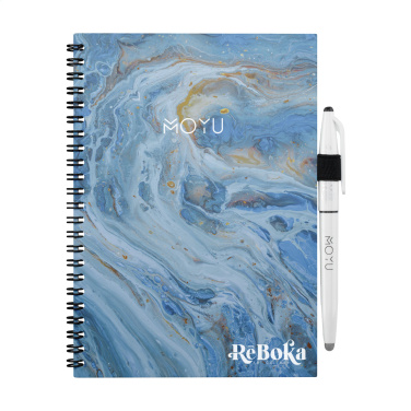 Logotrade business gifts photo of: MOYU Erasable Stone Paper Notebook Custom SoftCover