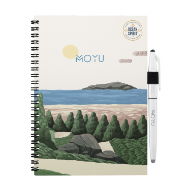 Logo trade promotional merchandise picture of: MOYU Erasable Stone Paper Notebook Custom SoftCover