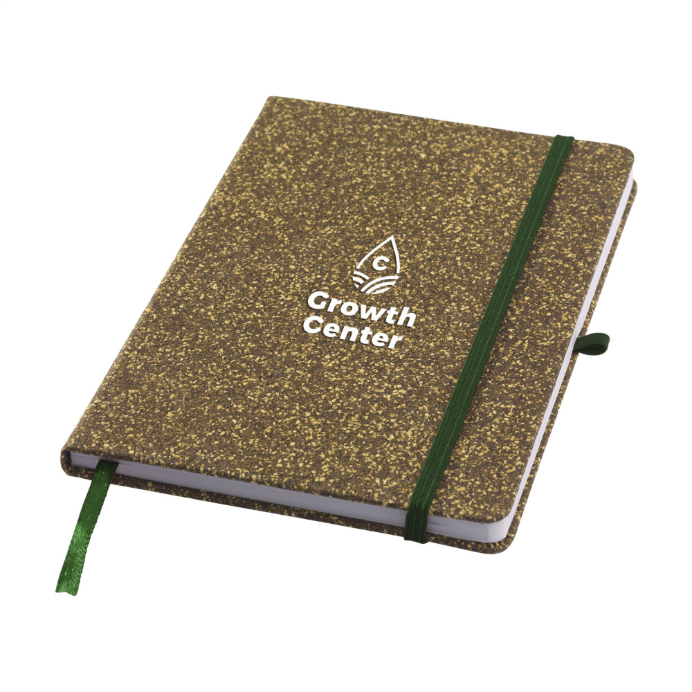 Logotrade promotional giveaways photo of: TeaGround Cork Paper Notebook A5