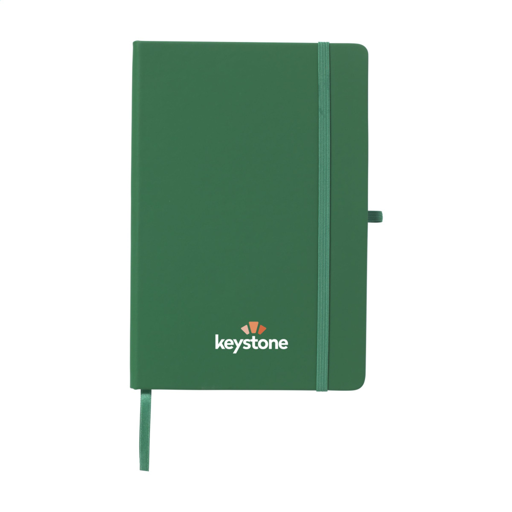 Logo trade promotional product photo of: Recycled GRS PU Paper Notebook A5