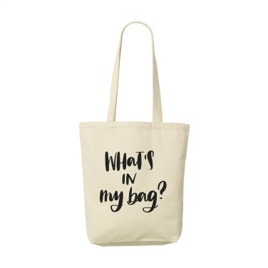 Logo trade promotional merchandise image of: Canvas ShoppyBag long handles (270 g/m²)