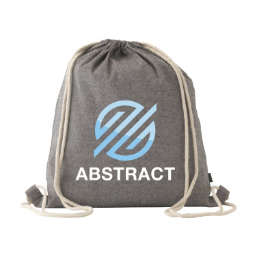 Logotrade promotional giveaway image of: GRS Recycled Cotton PromoBag (180 g/m²) backpack