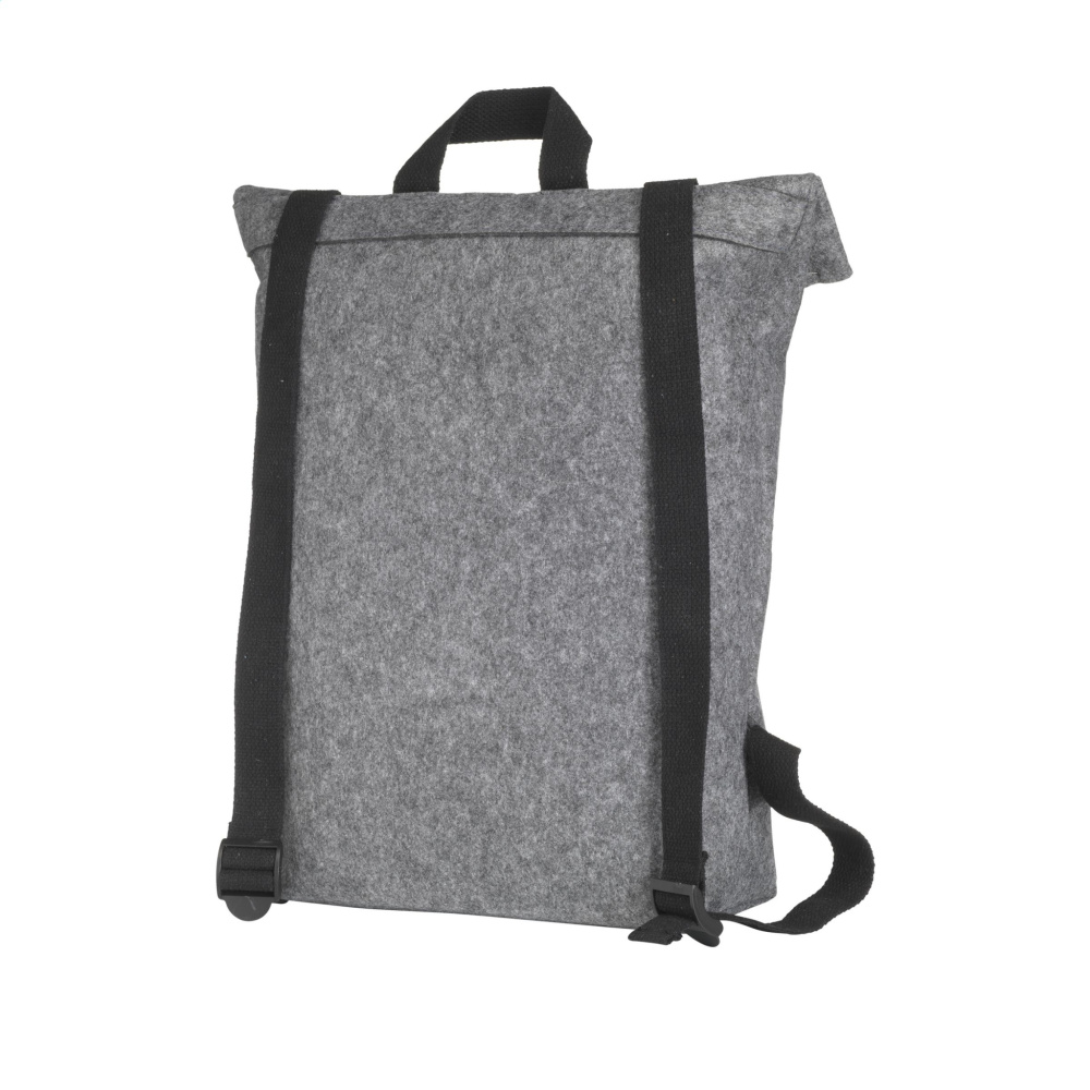Logo trade promotional merchandise photo of: Nolan GRS RPET Felt backpack