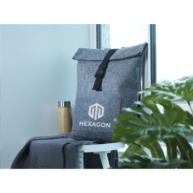 Logo trade promotional products picture of: Nolan GRS RPET Felt backpack