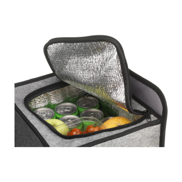 Logo trade promotional merchandise picture of: Trunk GRS RPET Felt Organiser Cooler bag