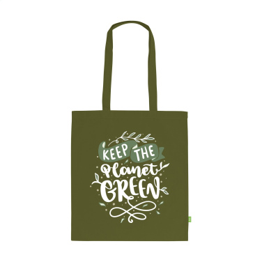 Logo trade promotional giveaways picture of: Organic Cotton Shopper (140 g/m²) bag