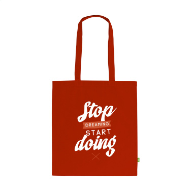 Logo trade promotional giveaways image of: Organic Cotton Shopper (140 g/m²) bag