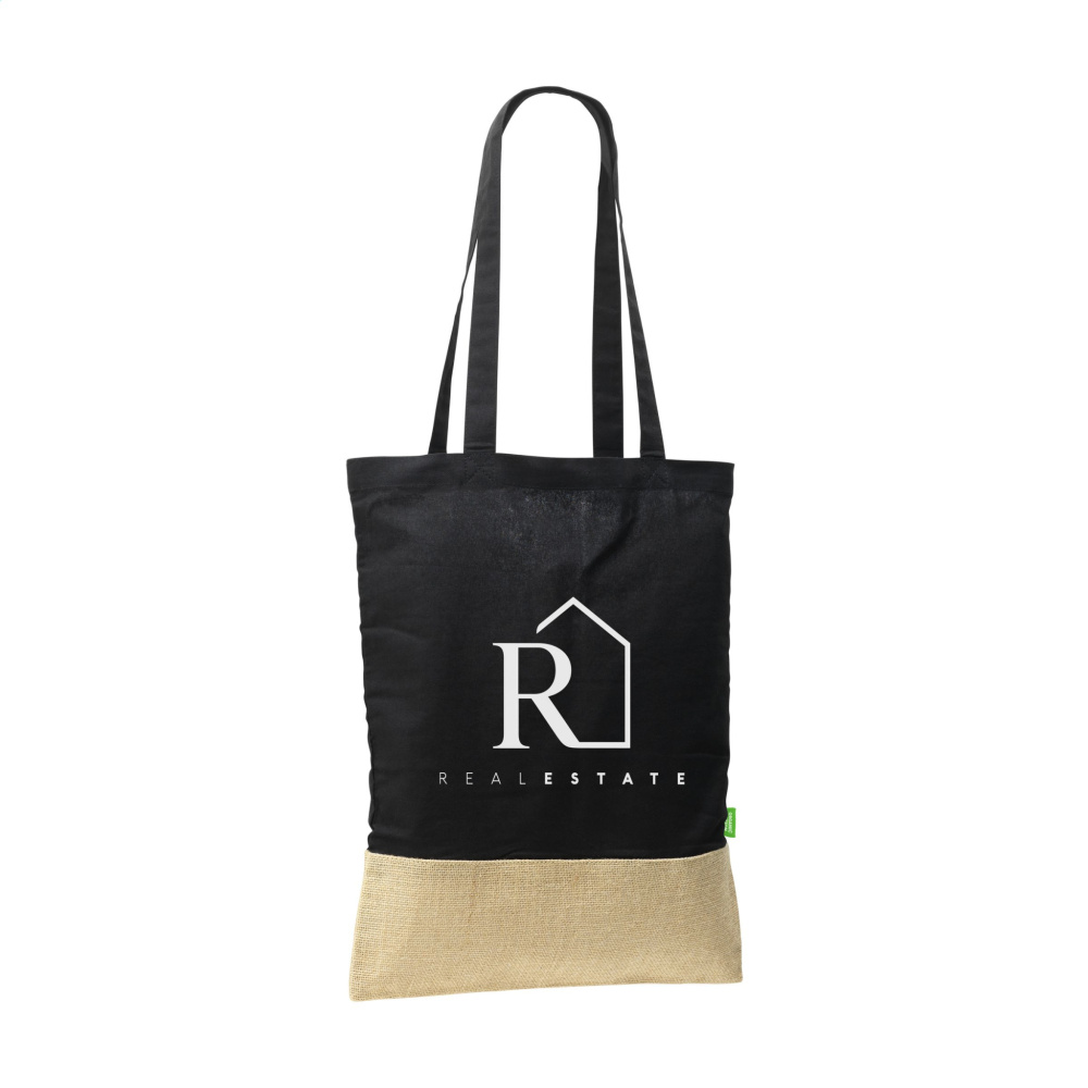 Logotrade promotional merchandise photo of: Combi Organic Shopper (160 g/m²) bag