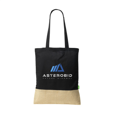 Logotrade business gift image of: Combi Organic Shopper (160 g/m²) bag