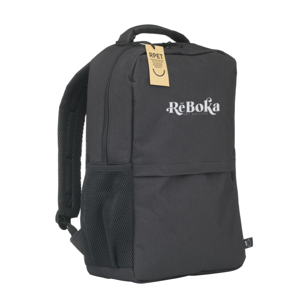Logo trade corporate gifts picture of: Finley GRS RPET Laptop Backpack