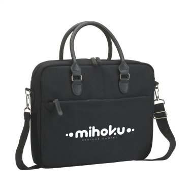 Logo trade advertising products picture of: Denver Recycled Canvas 15.6-inch laptop bag