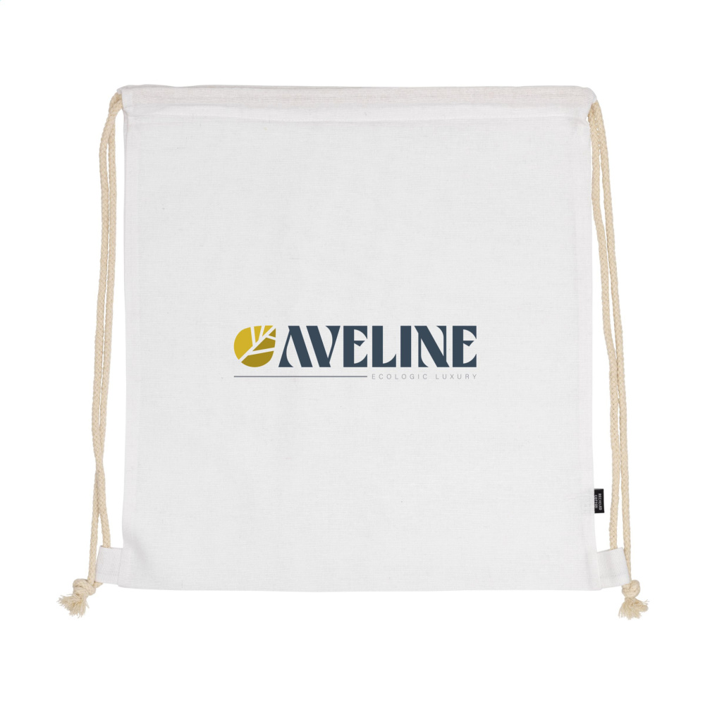 Logotrade promotional item picture of: PromoColour GRS Recycled Cotton Backpack (150 g/m²)