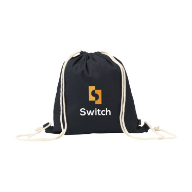 Logotrade promotional merchandise photo of: PromoColour GRS Recycled Cotton Backpack (150 g/m²)