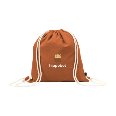 Logo trade corporate gift photo of: PromoColour GRS Recycled Cotton Backpack (150 g/m²)