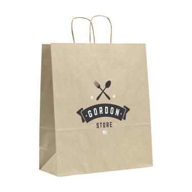 Logotrade promotional merchandise photo of: Leaf It Bag Wide recycled grass paper (90 g/m²) L