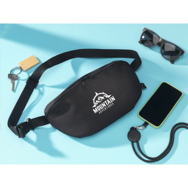 Logo trade promotional items picture of: Huckle Belt Bag GRS RPET waist bag