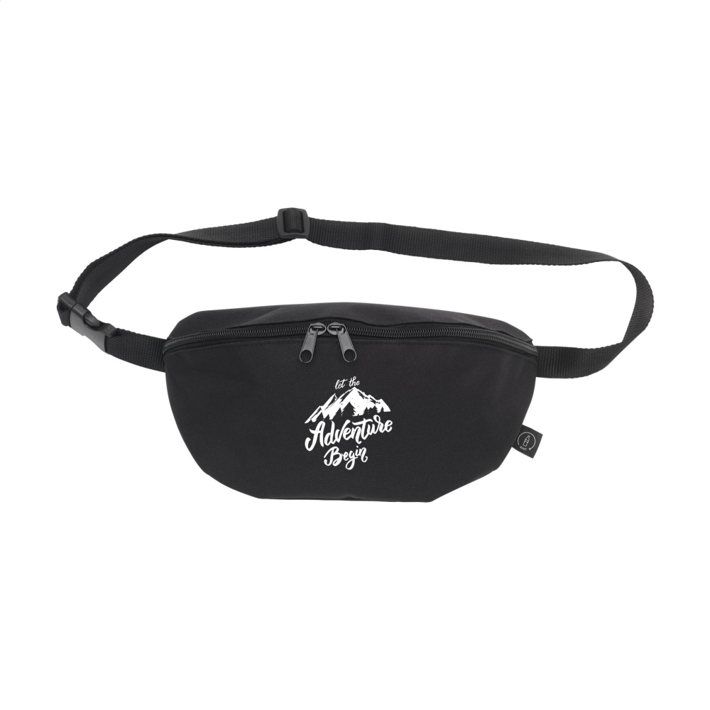 Logotrade promotional giveaway image of: Huckle Belt Bag GRS RPET waist bag