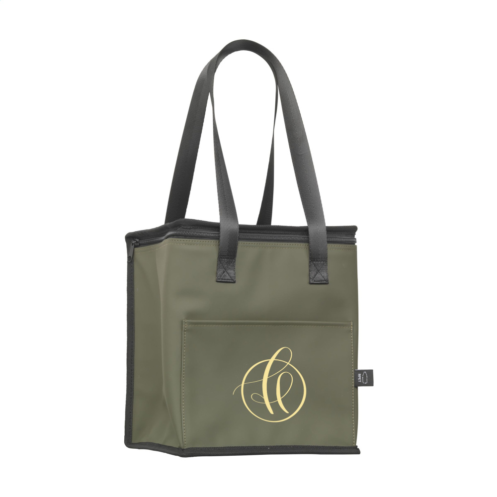 Logo trade promotional item photo of: Lennon Recycled PU Cooler Bag