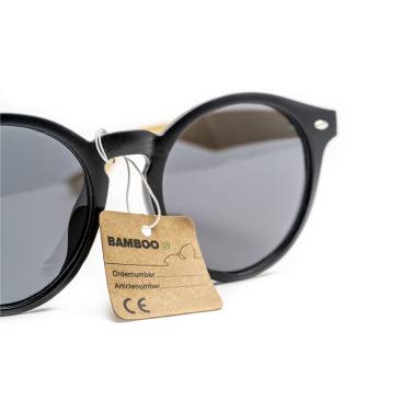 Logo trade promotional gifts picture of: Laguna Bamboo sunglasses