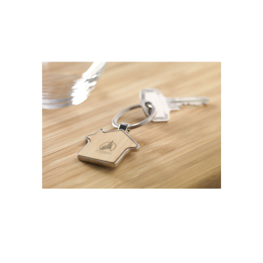 Logo trade advertising products image of: Casa bamboo keyring