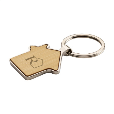 Logo trade promotional items picture of: Casa bamboo keyring