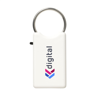 Logo trade corporate gifts picture of: Safe GRS Recycled Key Ring