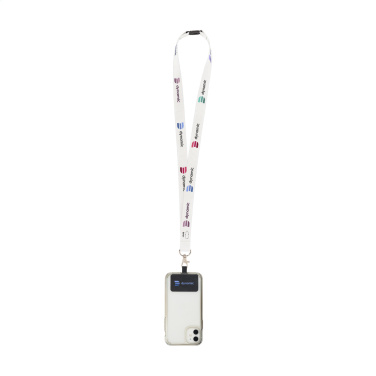 Logo trade promotional product photo of: Lanyard Sublimation Safety RPET 2 cm with Patch