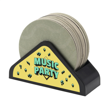 Logotrade promotional merchandise image of: Recycled Holder Beer Coasters
