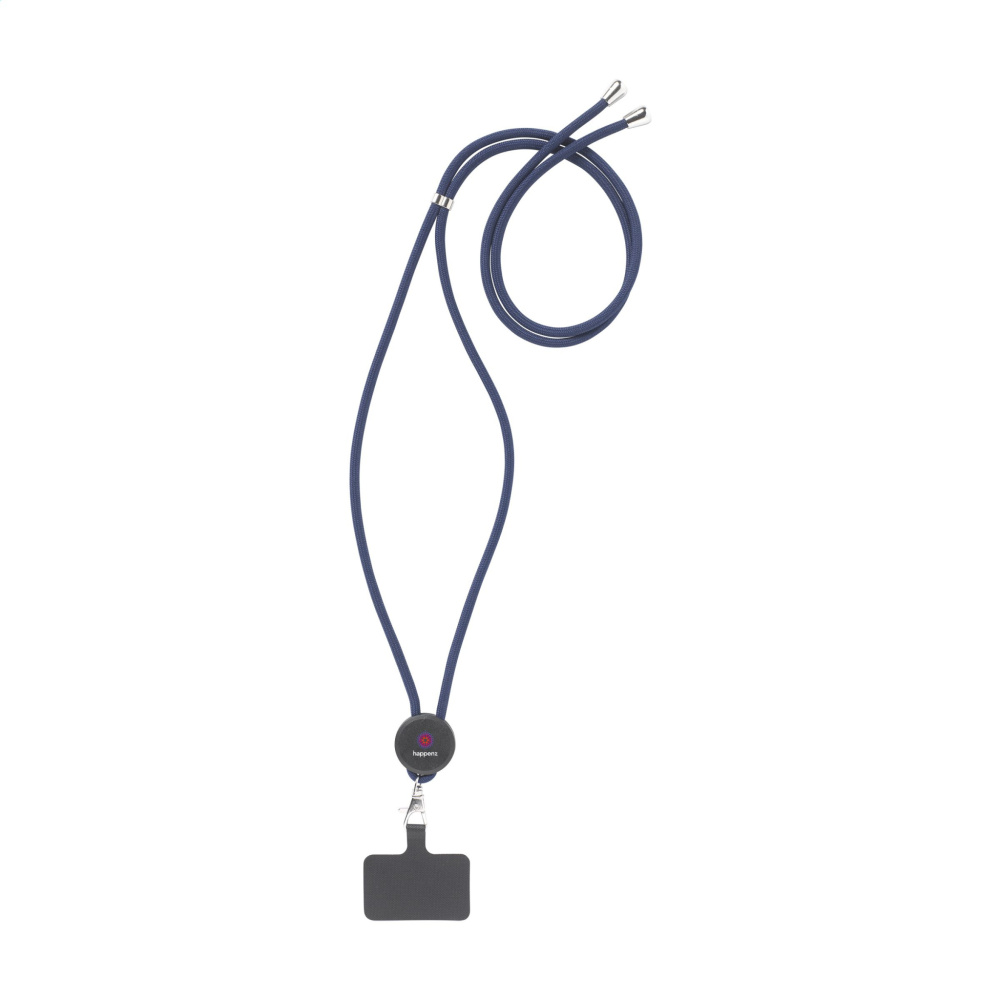 Logo trade promotional giveaway photo of: Lace Lanyard GRS RPET 5 mm keycord