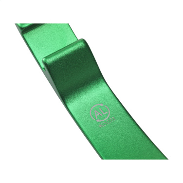 Logotrade business gift image of: Alu Opener GRS Recycled keyring