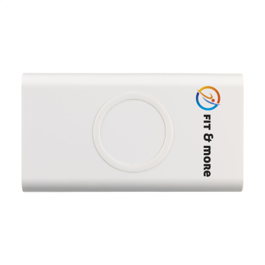 Logo trade promotional gifts image of: Wireless Powerbank 8000 C wireless charger