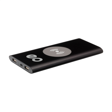 Logo trade promotional giveaway photo of: Aluminium 8000 Wireless Powerbank wireless charger