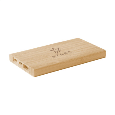 Logotrade corporate gift image of: Bamboo 4000 Powerbank external charger