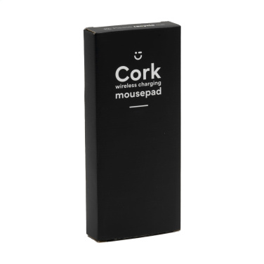 Logotrade promotional gift picture of: Cork Wireless Charging Mousepad