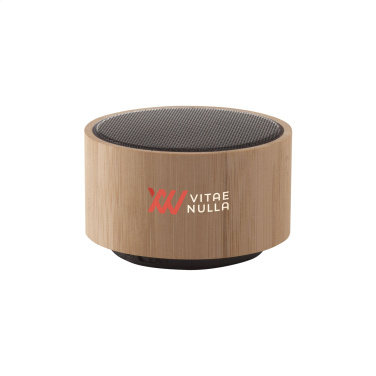 Logotrade advertising product image of: Wave Bamboo Wireless Speaker
