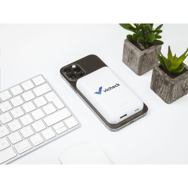 Logo trade business gifts image of: Force Magnetic RCS Recycled Wireless Powerbank 5000
