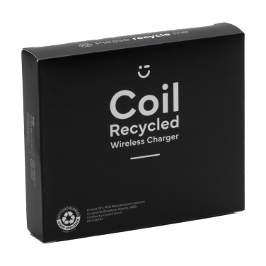 Logotrade corporate gift image of: Coil RCS Recycled Wireless Charger