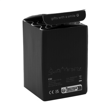 Logo trade business gifts image of: Timor Bamboo Wireless Speaker