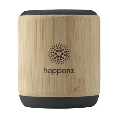 Logo trade business gifts image of: Timor Bamboo Wireless Speaker