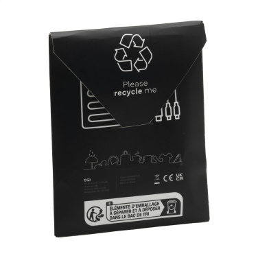 Logotrade promotional product image of: Charging Cable RCS Recycled ABS-TPE