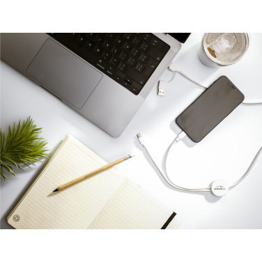 Logotrade promotional items photo of: Charging Cable RCS Recycled ABS-TPE