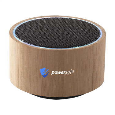 Logo trade promotional gift photo of: Wave Bamboo Wireless Speaker